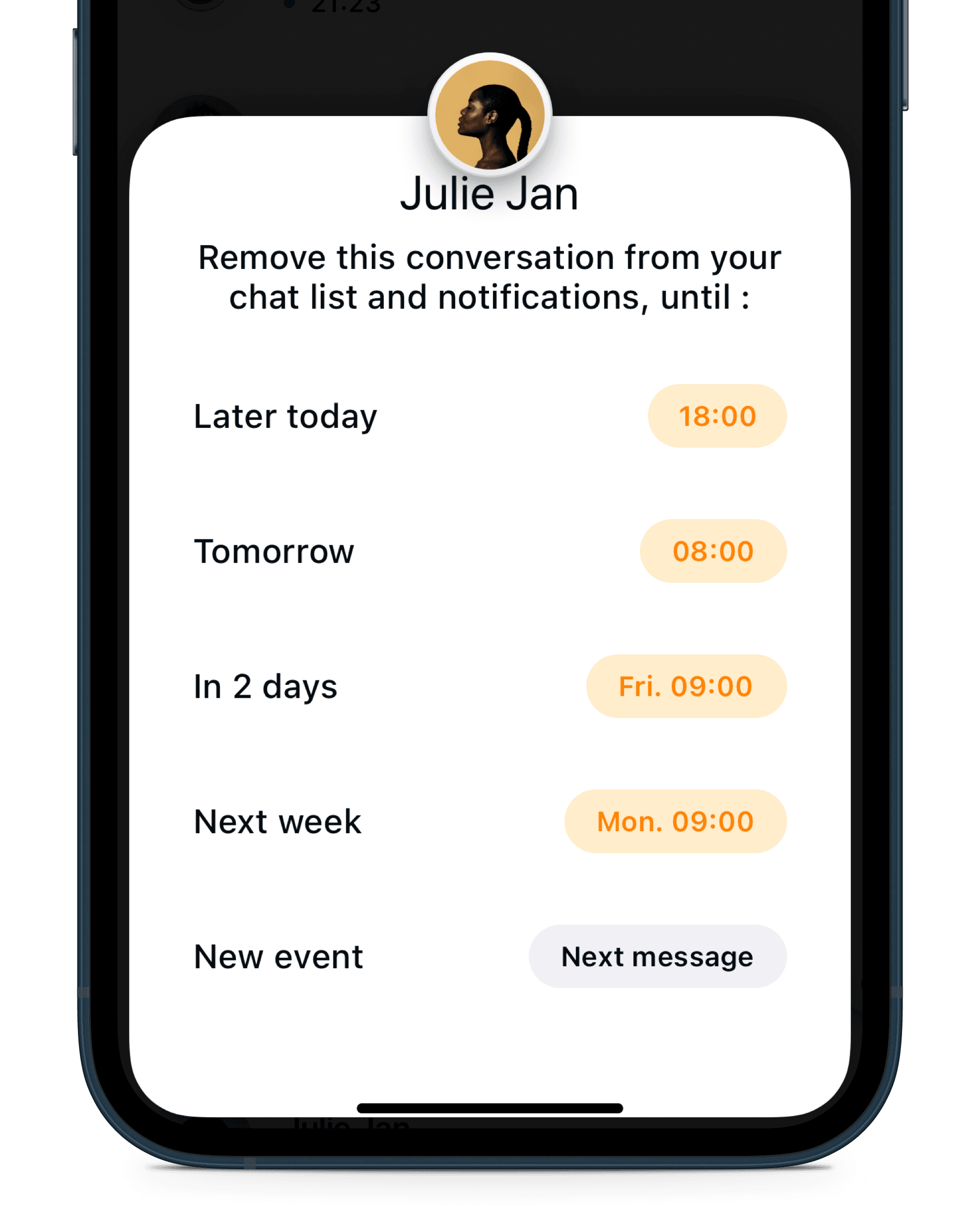 Snooze discussions for the future you